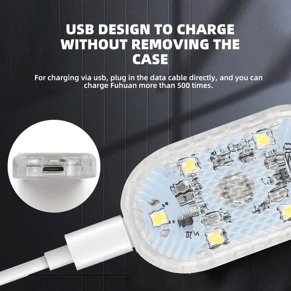 Lampe led décoratif pour voiture applicable sur n’importe quel support